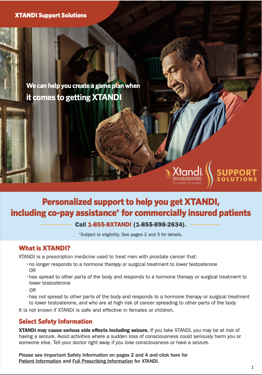XTANDI Support Solutions Pamphlet